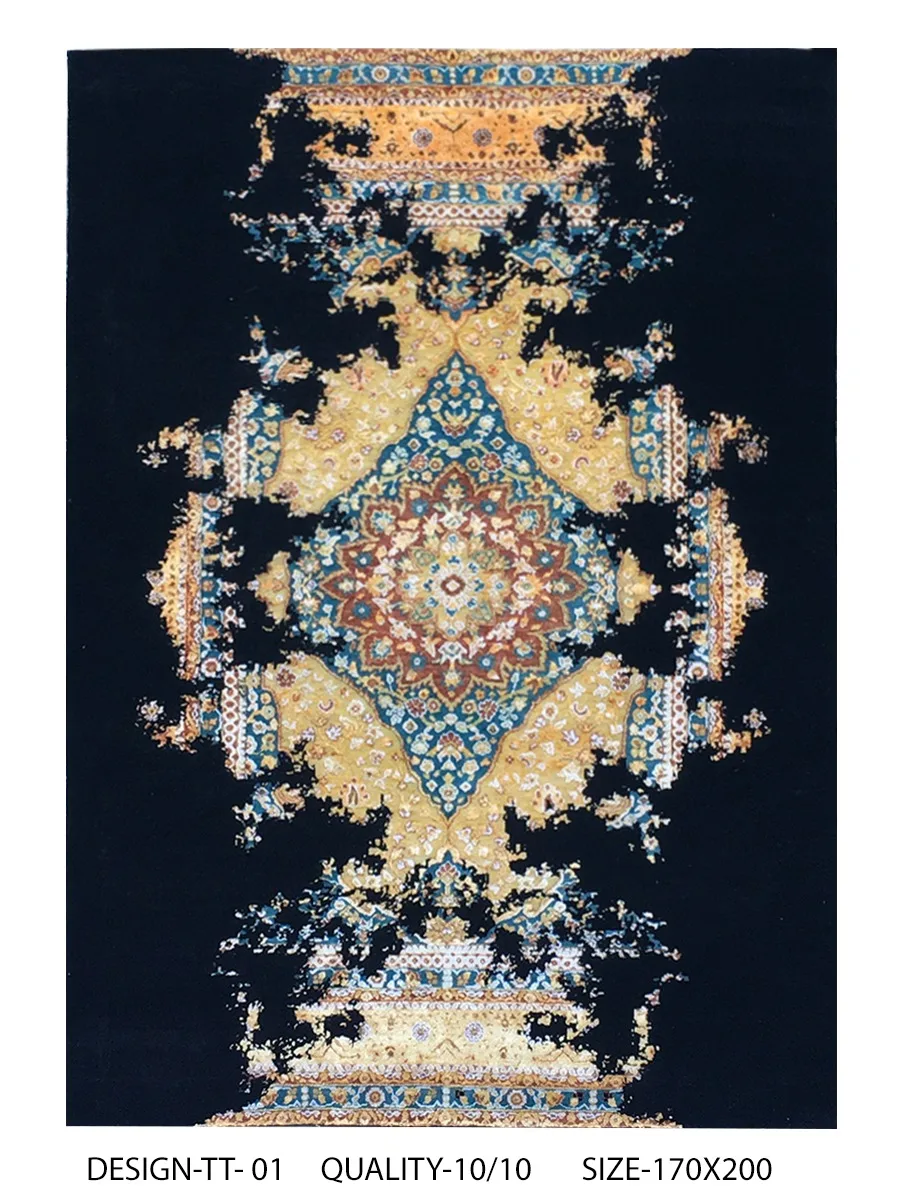 Handmade rug made from wool, silk, jute, or sisal by Pihue Creations, an Indian rug manufacturer.